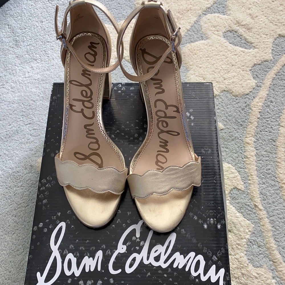 Sam Edelman odilia heels in gold